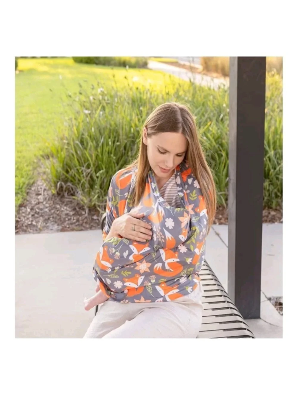 Pip + Hardy 5-in-1 Nursing Cover & Infant Car Seat Canopy - Forest Fox Theme